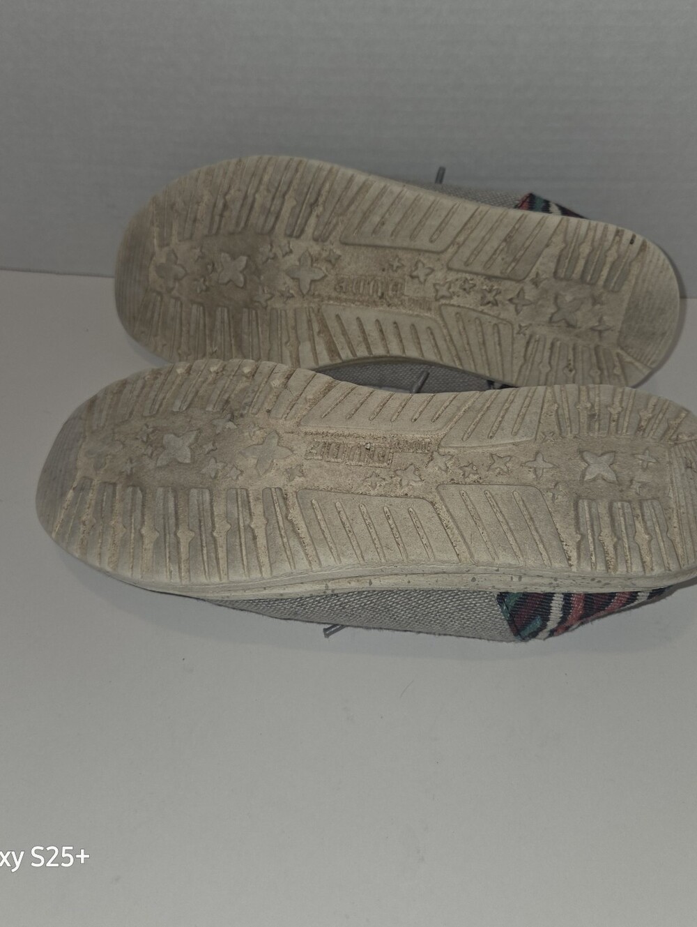 Hey Dude Wendy Shoes Womens Size 9 Funk Wool Grey Faux Fur Lined Slip On Casual - Picture 5 of 7